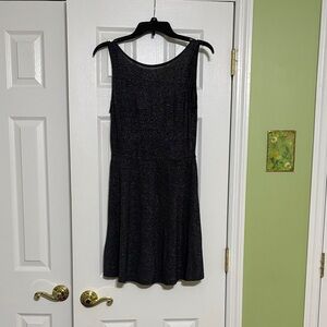 Elegant Black Sparkly Sleeveless Dress